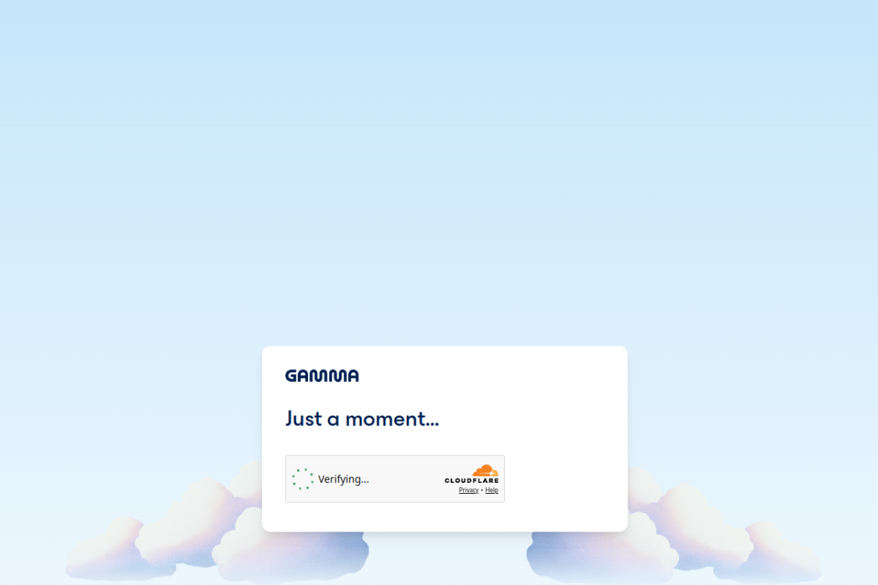 Gamma 웹사이트 미리보기